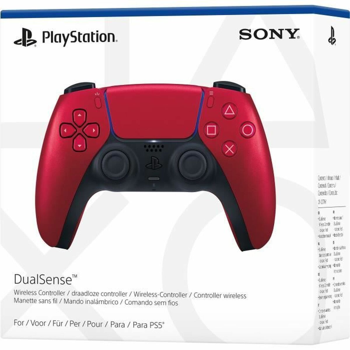 Пульт PS5 DualSense Sony Deep Earth - Volcanic Red Красный